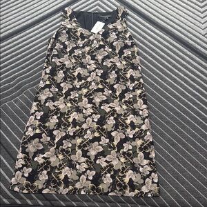 Banana Republic Black Sheath Mini Dress Scoop Neck Sleeveless